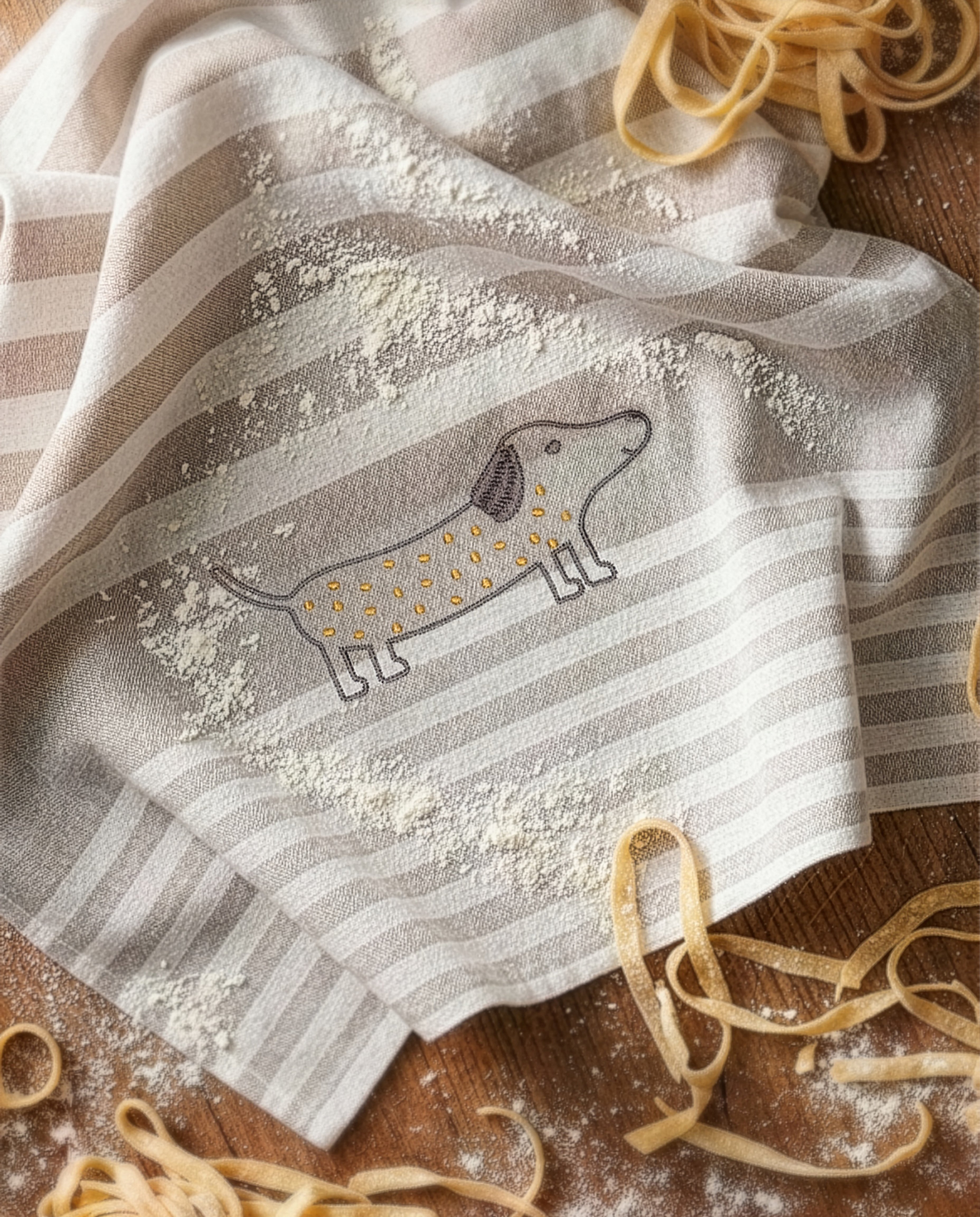 Grubentuch Keukenhanddoek Hond