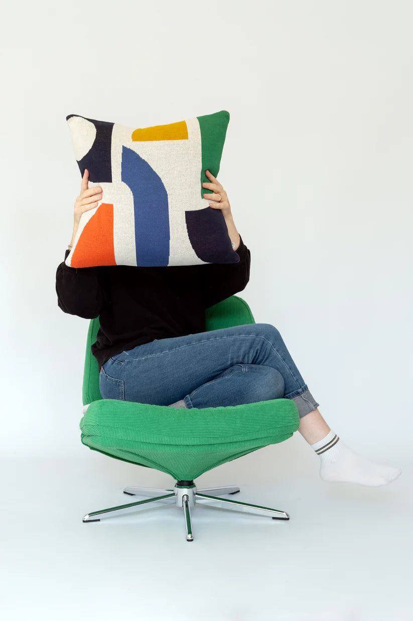 Sophie Home Kussen Bruten green - Oosterlinck Home