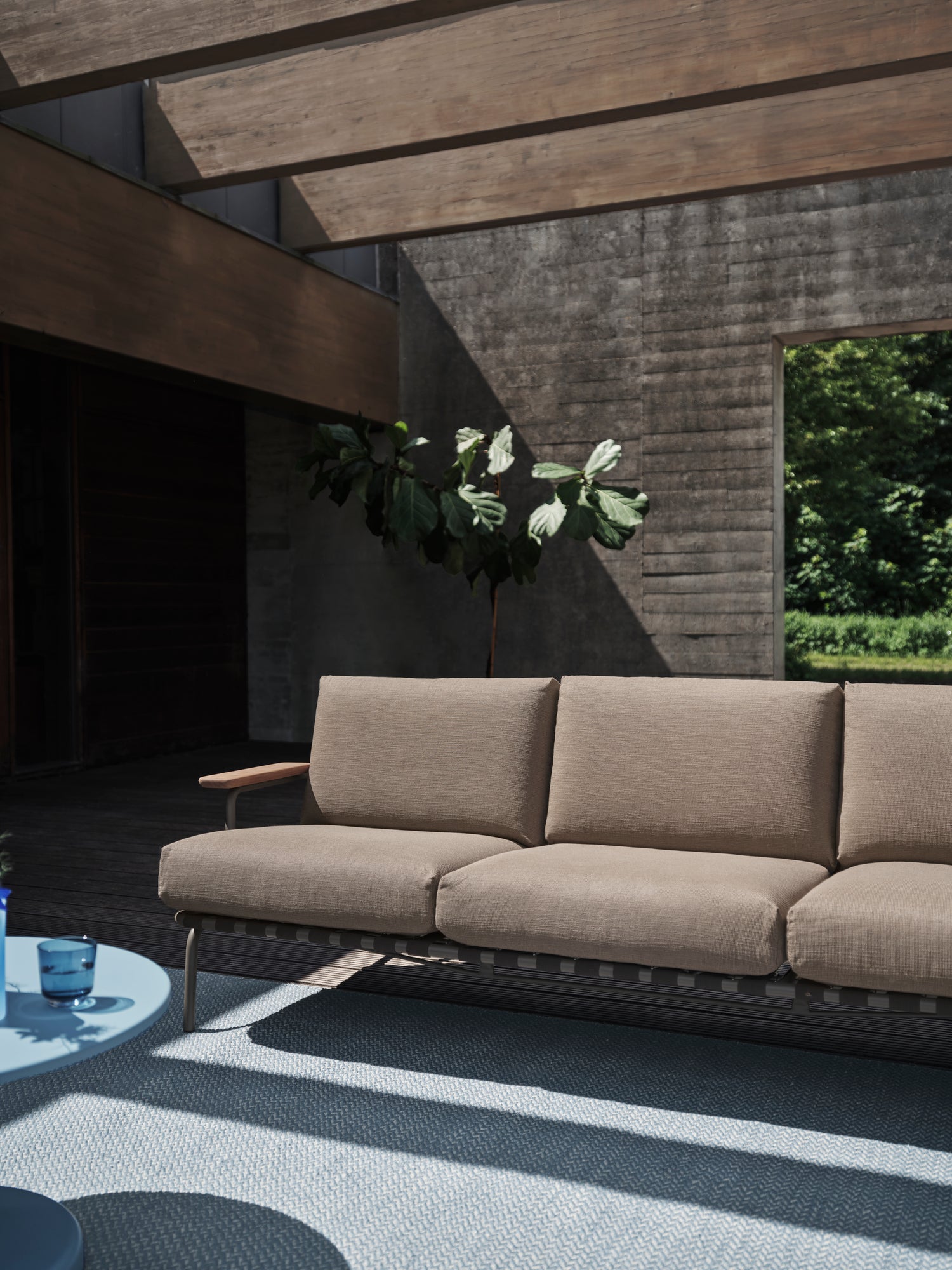 Muuto Settle outdoor sofa 3 zit - Oosterlinck Home