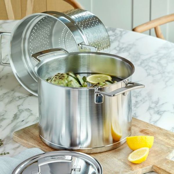 Demeyere Silver soeppot 24cm/8L + gratis pastainzet