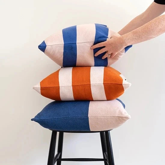 Sophie Home - Kussen Enkel burnt orange ( cover + vulling) - Oosterlinck