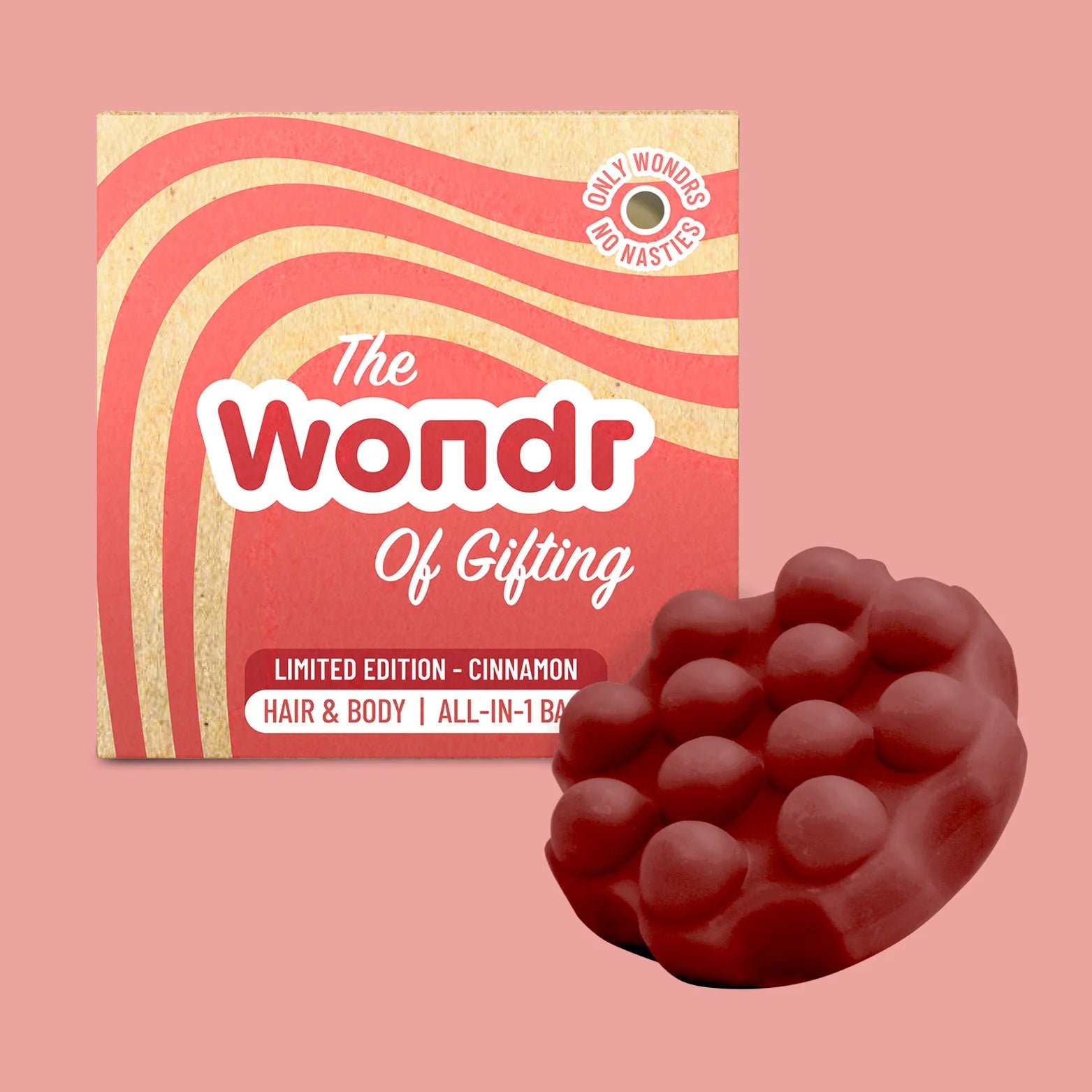 Wondr Limited Edition: The Wondr of Gifting Cinnamon All-in- 1 bar XL Hair & Body