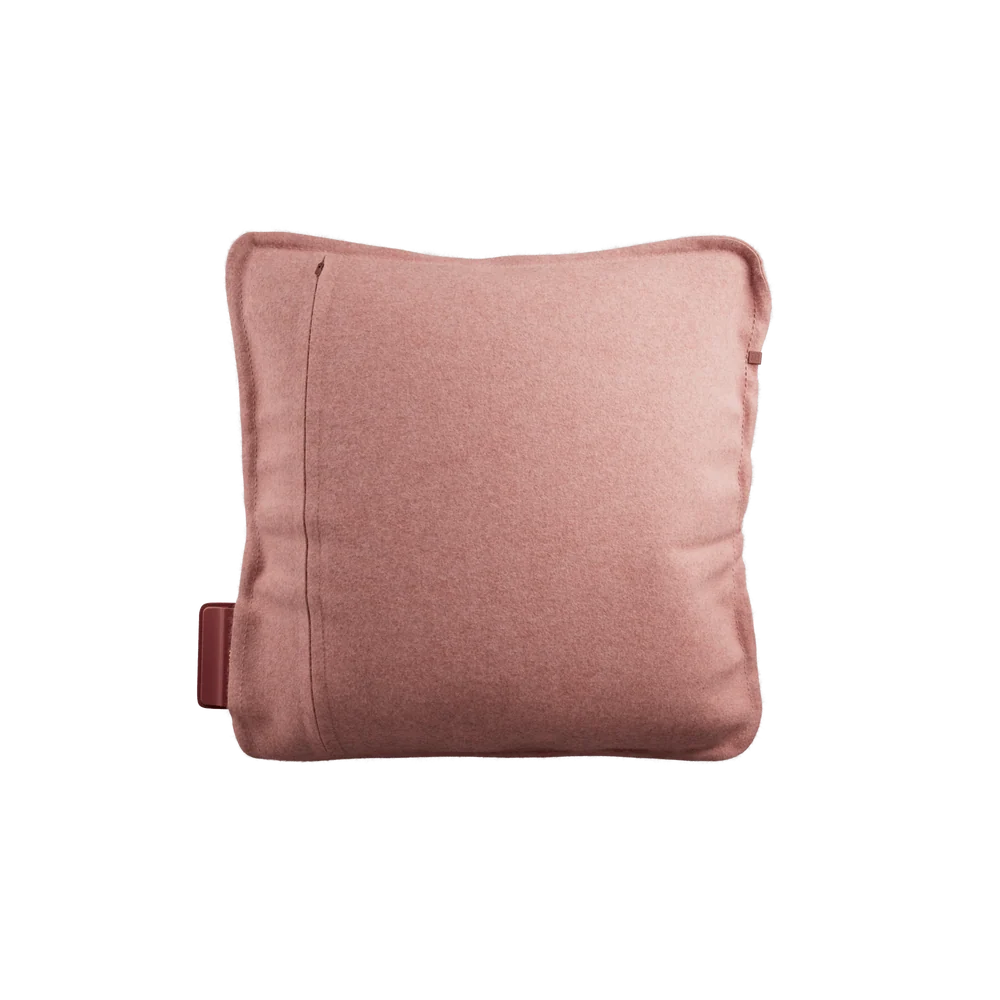 Stoov Ploov Flex warmtekussen 45x45cm in zacht roze met zachte bekleding, ideaal voor warmte en comfort.