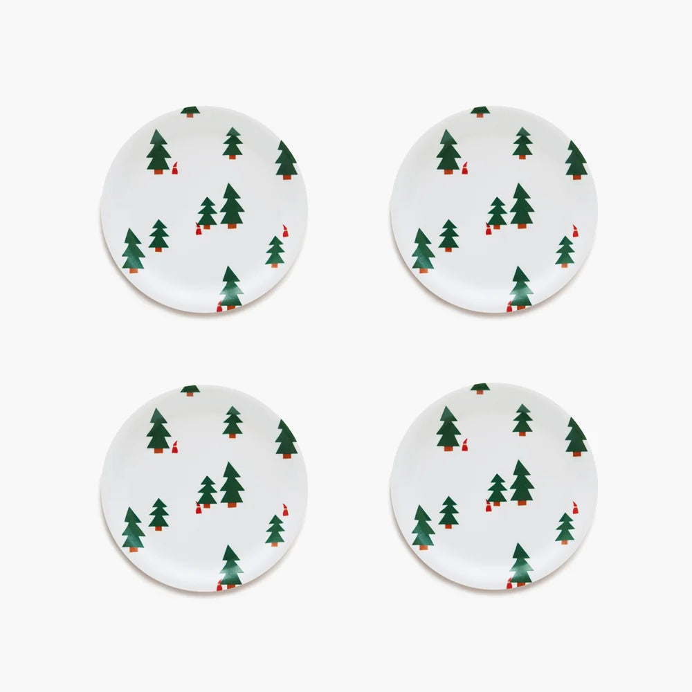 Blu Kat glasonderzetters Holiday forest set/4