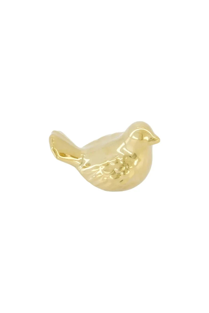 Zusss Gouden keramische vogel - Oosterlinck