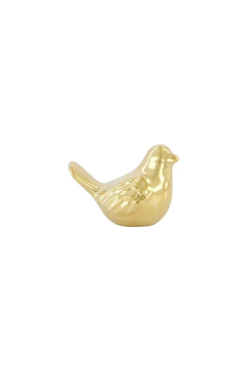 Zusss Gouden keramische vogel - Oosterlinck