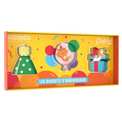 Chefclub Koekjesuitstekers - set van 3 / varianten - Oosterlinck