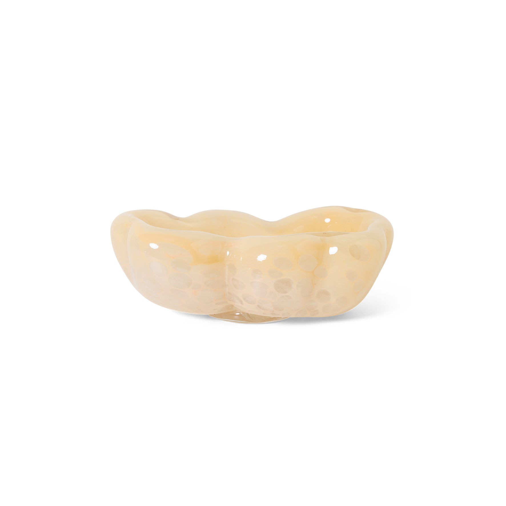 HK Living Glass bowl Oyster - Oosterlinck Home