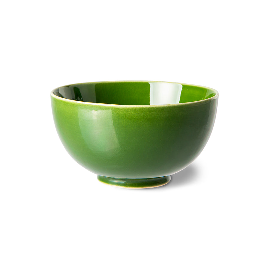 HK Living The Emeralds: Ceramic bowls green - 2 varianten - Oosterlinck