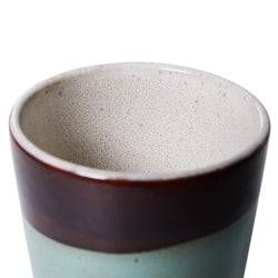 HK Living - 70s ceramics latte mug - 5+1 GRATIS - verschillende varianten - Oosterlinck