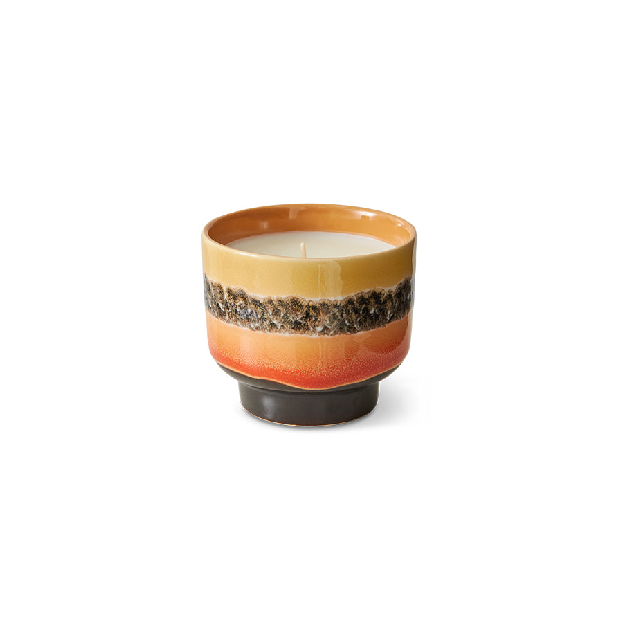 HK Living 70s Keramische geurkaars small in geschenkdoos - Oosterlinck