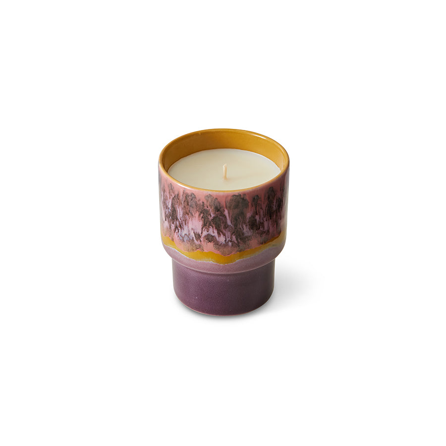 HK Living 70s Keramische geurkaars small in geschenkdoos - Oosterlinck