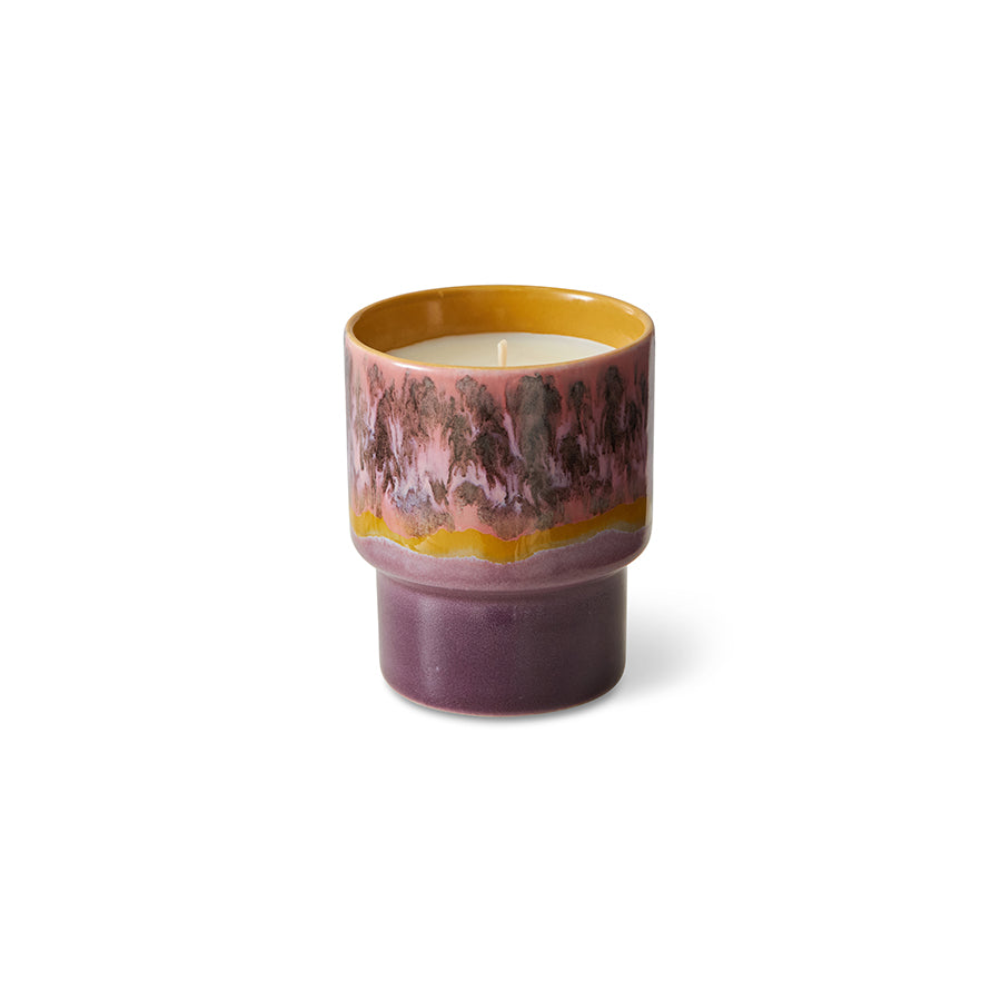 HK Living 70s Keramische geurkaars small in geschenkdoos - Oosterlinck