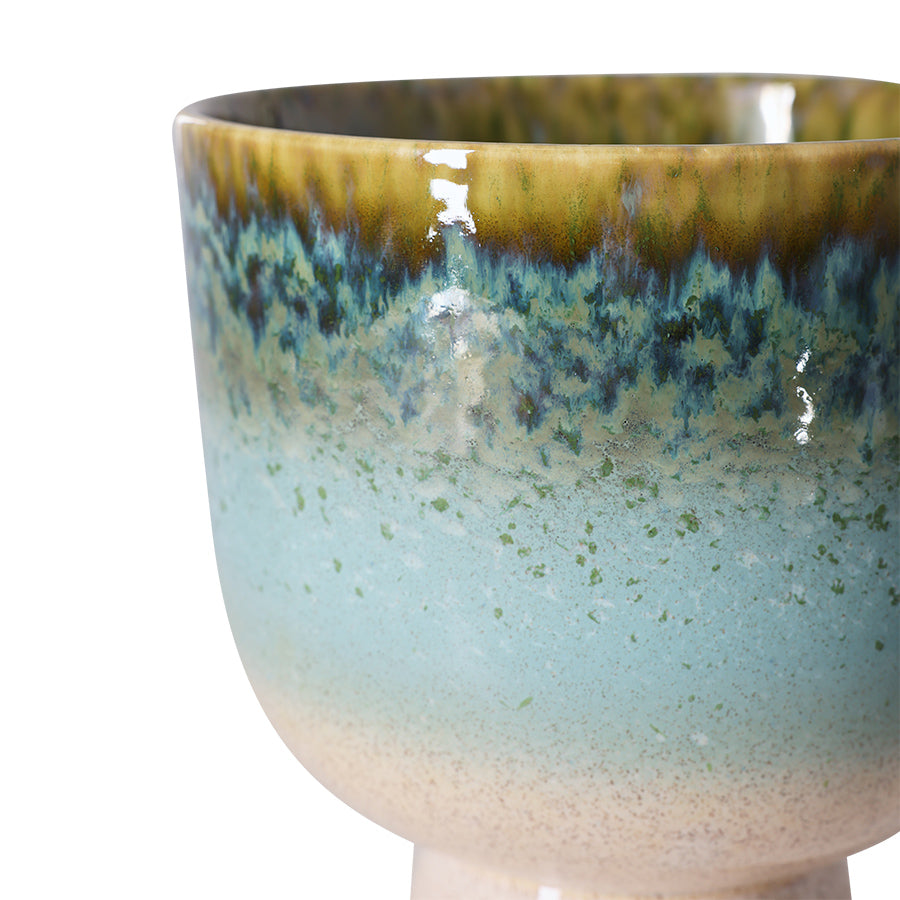 HK Living Retro flower pot lagoon - Oosterlinck Home