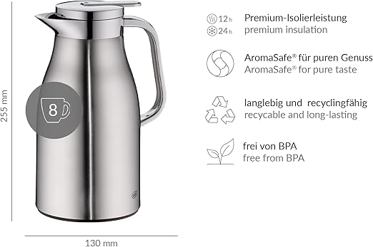 Alfi Vacuum thermos Skyline 1.5L - varianten RVS - Oosterlinck