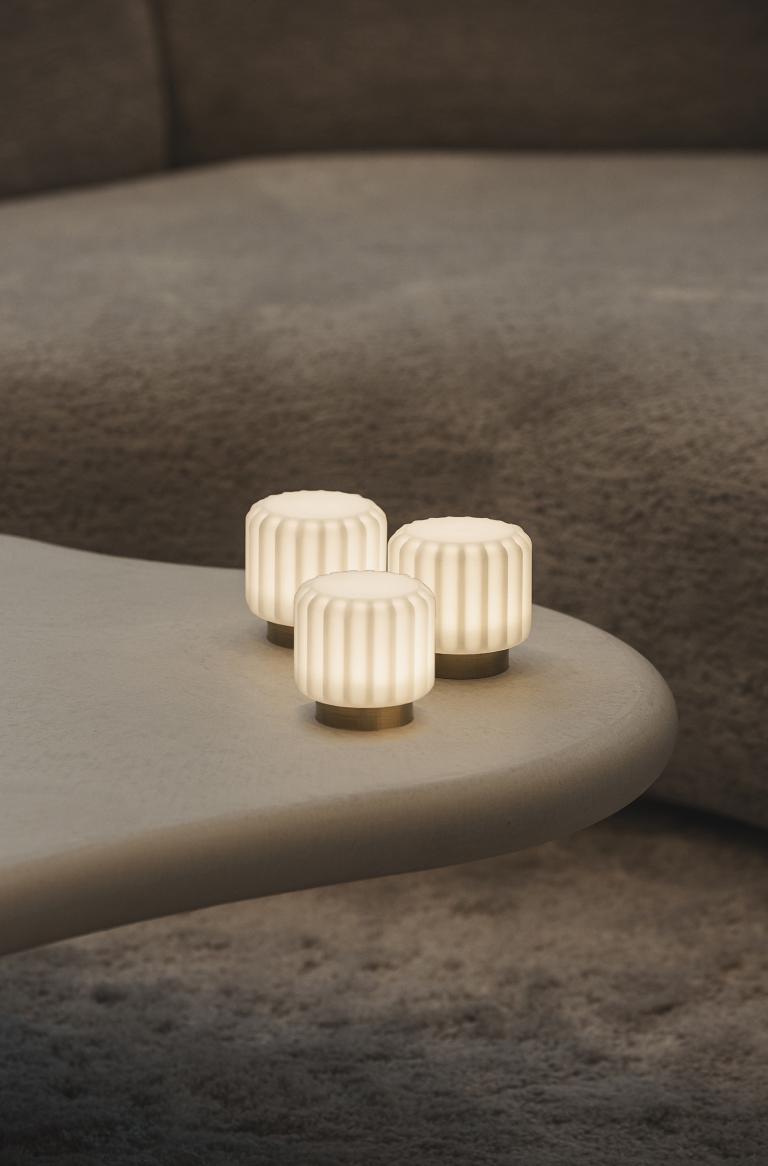 Atelier Pierre Dentelles 9 - set van 3 draadloze lampen - Oosterlinck