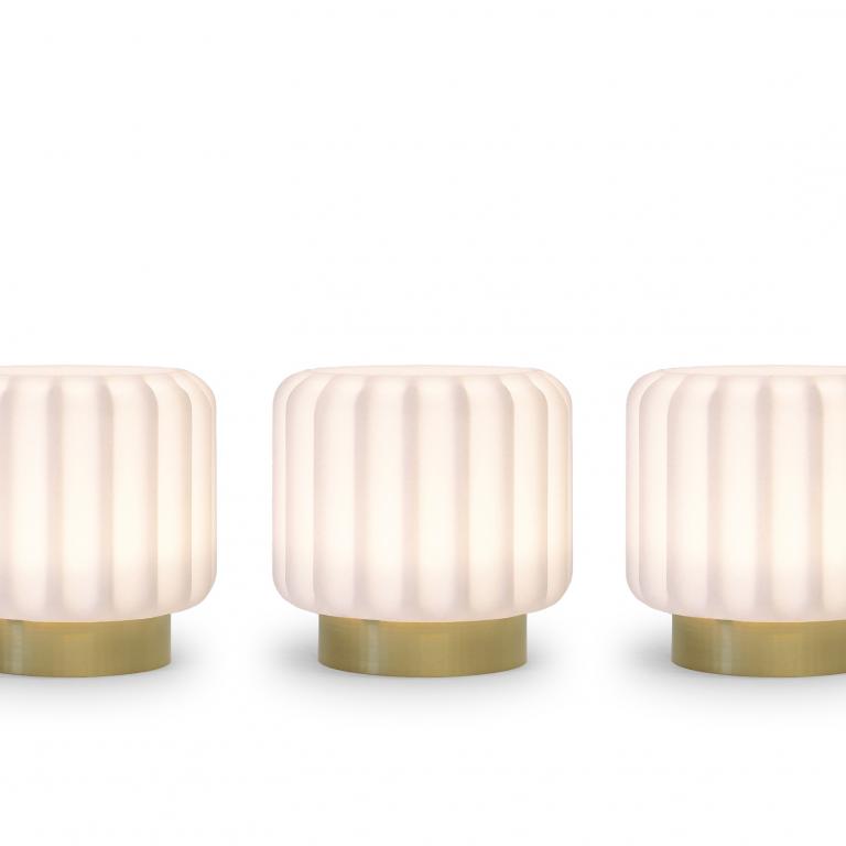 Atelier Pierre Dentelles 9 - set van 3 draadloze lampen - Oosterlinck