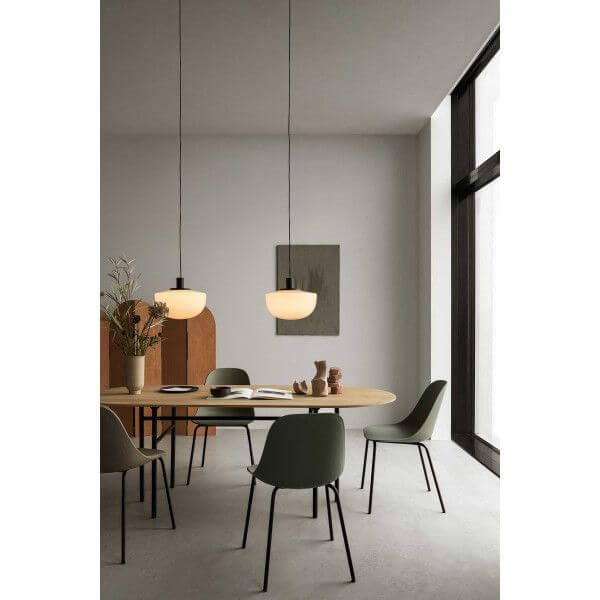 Audo Harbour side chair - steel base - Oosterlinck