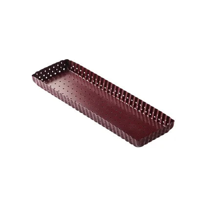 Point virgule taartvorm met losse bodem rechthoek 35*11cm