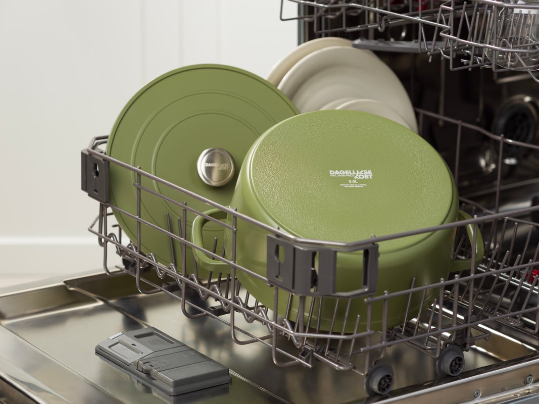 Proline stoofpoot van Dagelijkse Kost, 26 cm, matcha groen, geschikt voor stoofpotten en koken, stevige kookpot met handvat.