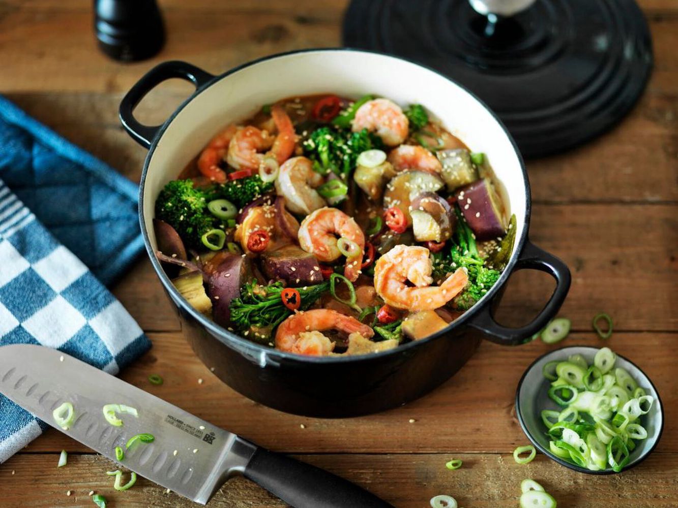 BK Bourgogne Stoofpot 28cm - jet black - Oosterlinck