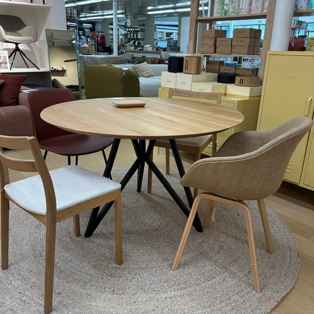 Studio Henk Butterfly tafel rond naturel eik 130cm / -40%
