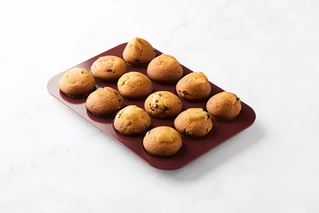 Point virgule bakvorm voor 12 muffins/cupcakes