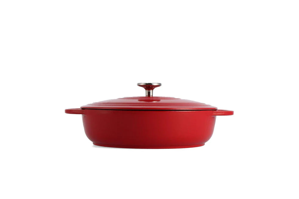 BK Bourgogne lage stoofpan 28cm - chili red - Oosterlinck