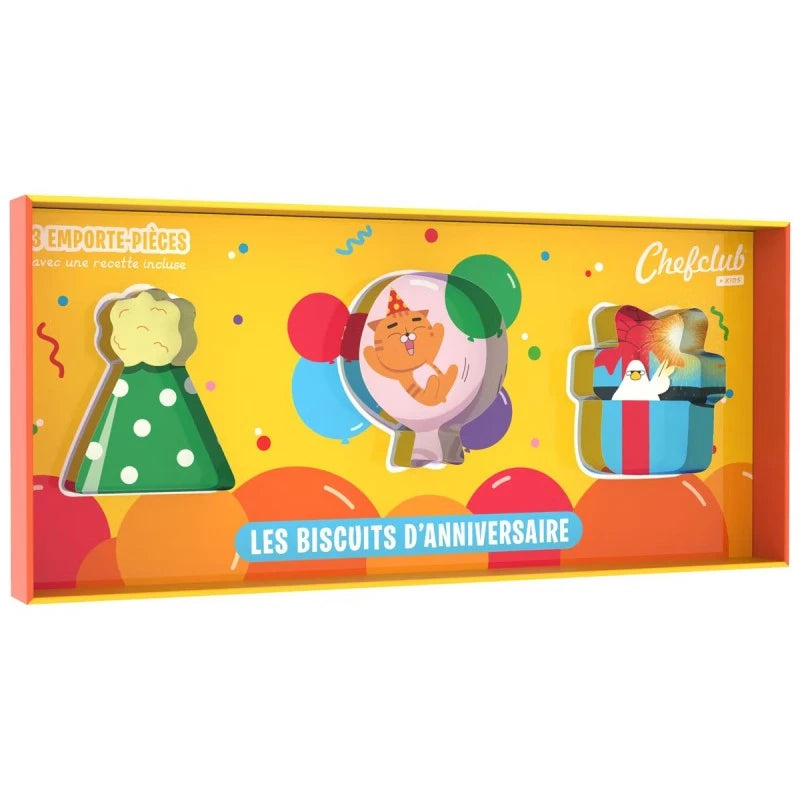Chefclub Koekjesuitstekers - set van 3 / varianten - Oosterlinck