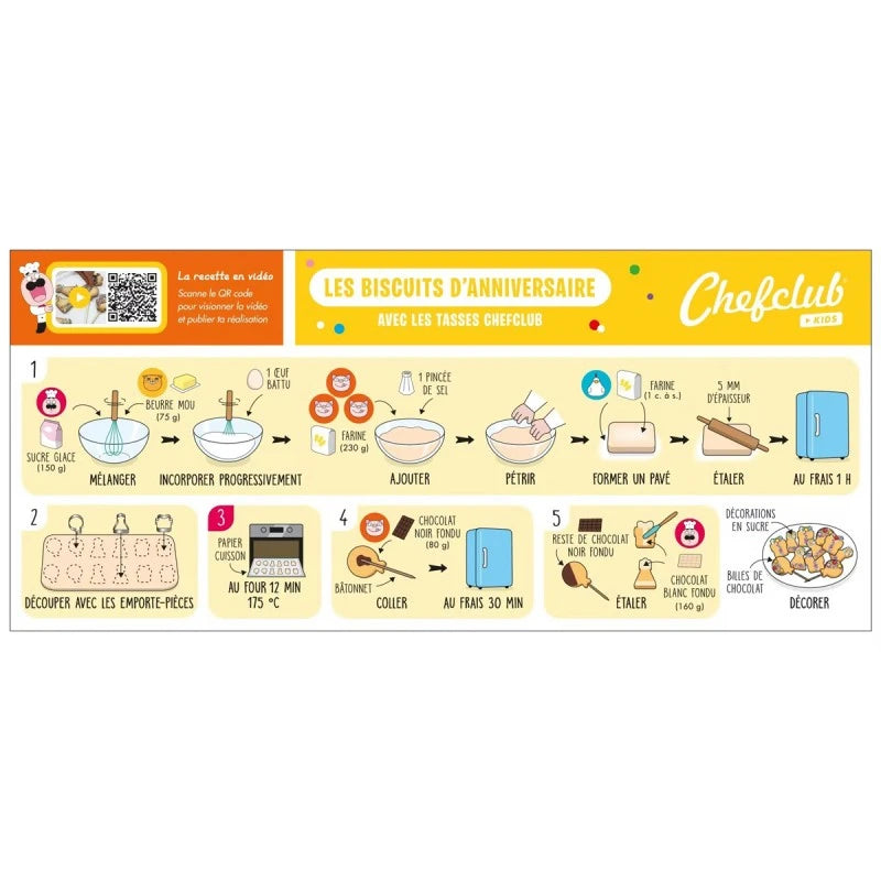 Chefclub Koekjesuitstekers - set van 3 / varianten - Oosterlinck