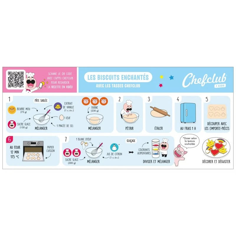 Chefclub Koekjesuitstekers - set van 3 / varianten - Oosterlinck