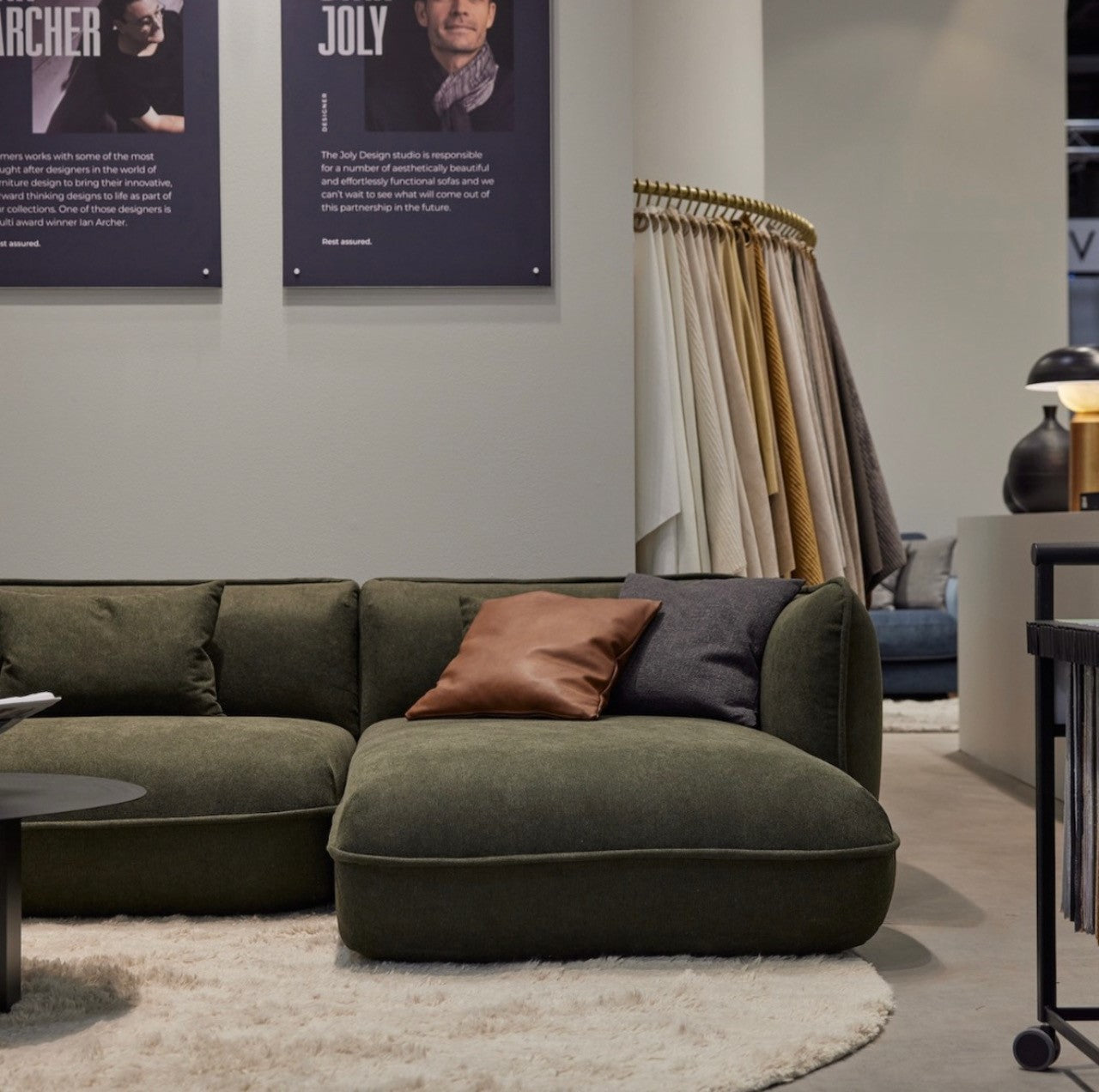 Vilmers Clover sofa 2 zit + chaise longue rechts - Oosterlinck