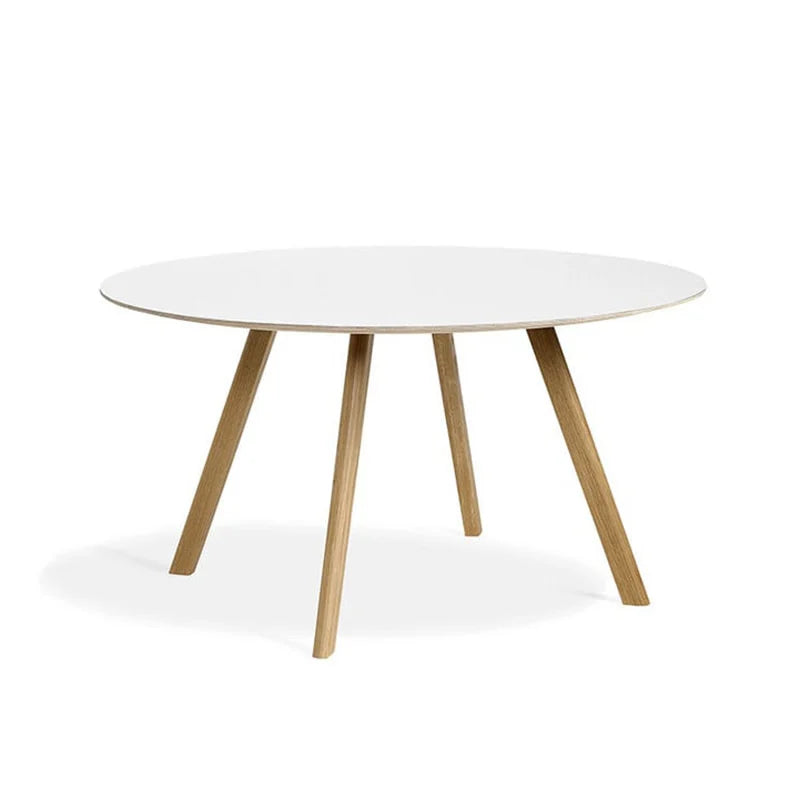 HAY Cph25 tafel rond 140cm off white + eik / -40%
