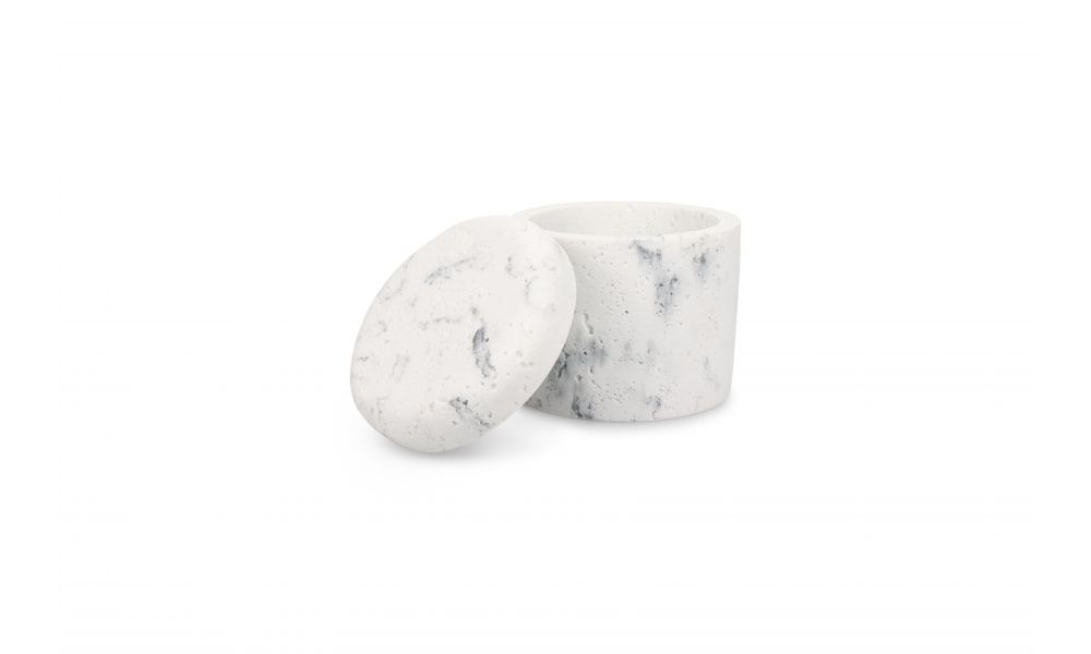 Salt & Pepper Badkamerpotje Suds - wit of grijs - Oosterlinck