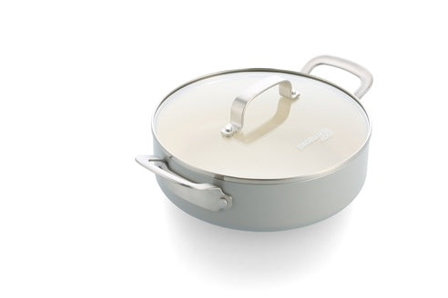 Dagelijkse Kost Proline keramische antikleef stoofpan 24cm met deksel - Oosterlinck