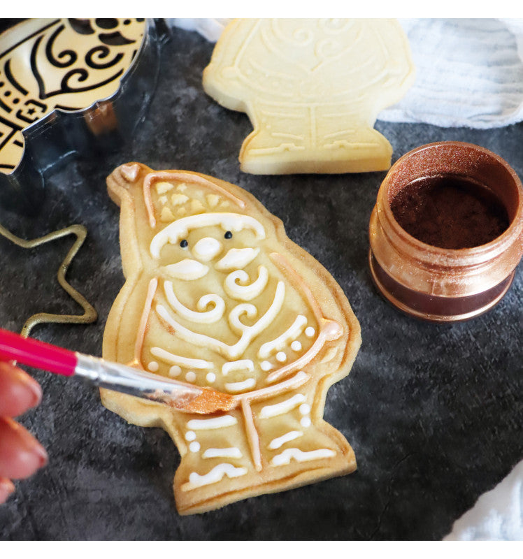 Scrap Cooking koekjesvorm XL met stempel kerstman