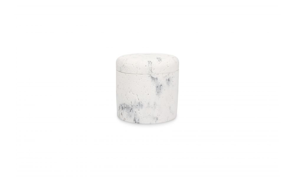 Salt & Pepper Badkamerpotje Suds - wit of grijs - Oosterlinck