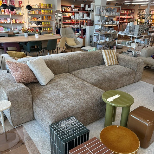 Sits Edda sofa 324cm in teddy brown / -30%