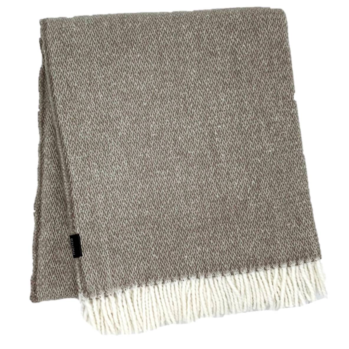 Menza Plaid /deken coffee -50%