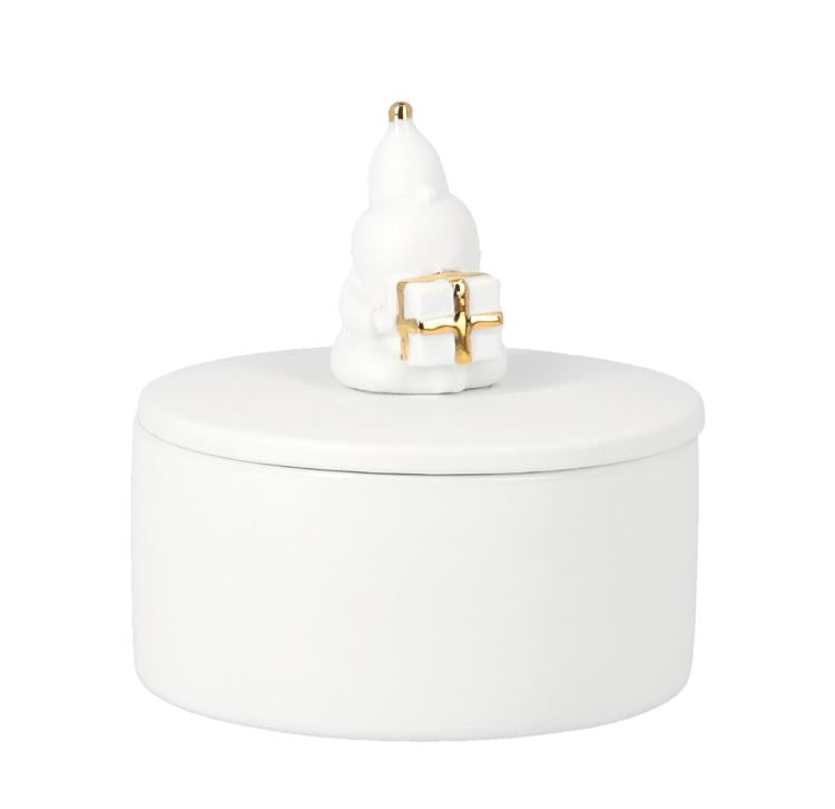 Decoratieve Räder Potje Santa's Finishing Touch met feestelijke kerstversiering en gedetailleerd kerstthema.