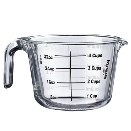 Westmark Maatbeker 1L borosilicaatglas