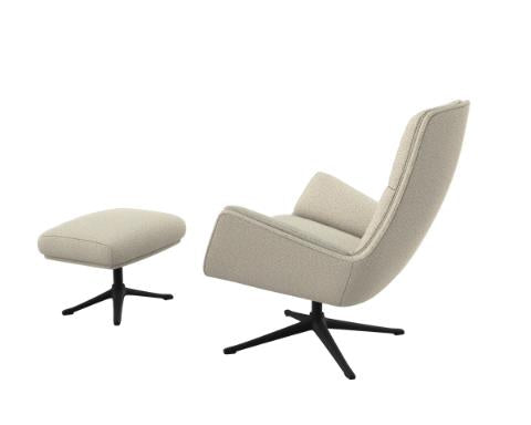 Flexlux Moro lounge met voetenbank - Oosterlinck