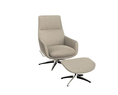 Flexlux Marinella lounge met verstelbare rug en voetenbank