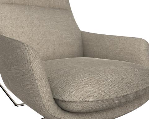 Flexlux Marinella lounge met verstelbare rug en voetenbank