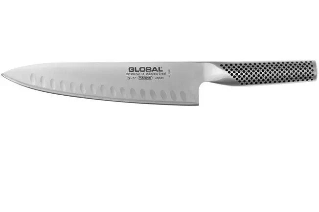 Global G77 koksmes met kuiltjes 20cm - Oosterlinck