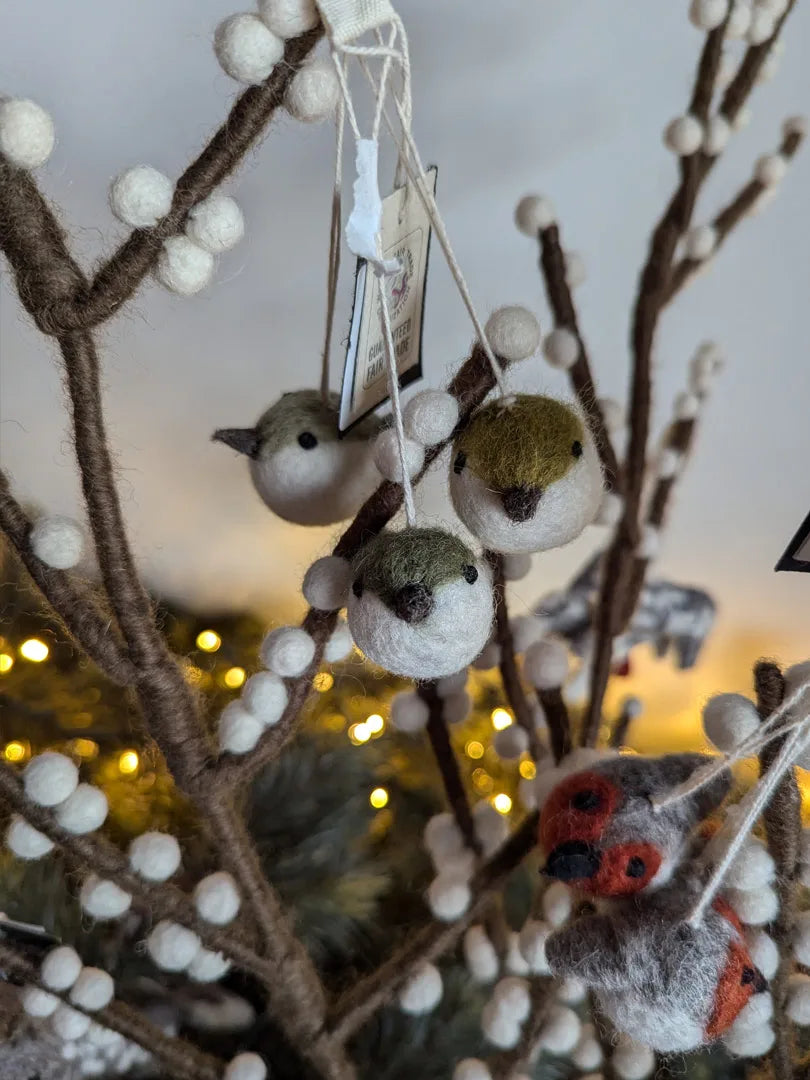 Gry & Sif Vogeltjes groen - set van 3