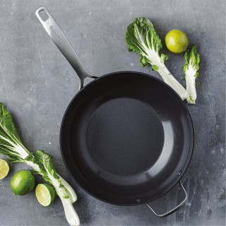 Greenpan Copenhagen Wok 30cm - Oosterlinck