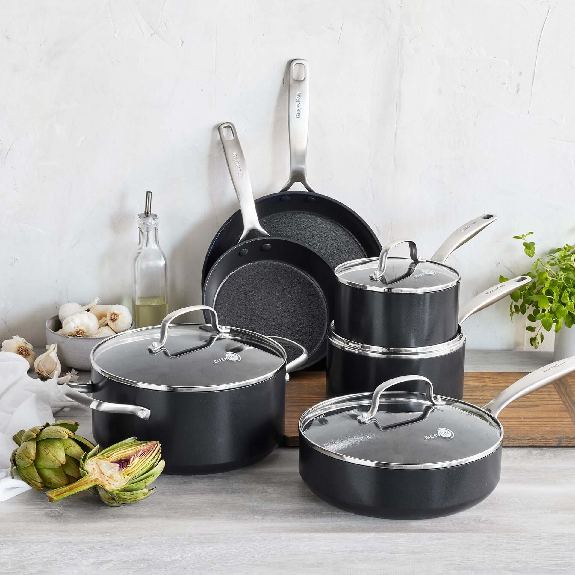 Greenpan Copenhagen Wok 30cm - Oosterlinck