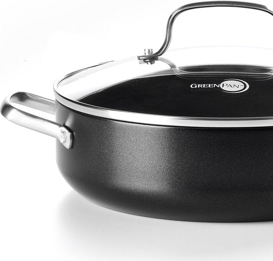 Greenpan Copenhagen sauteerpan 28cm met steel - Oosterlinck