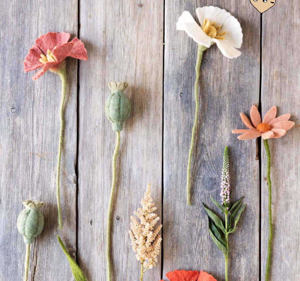 Gry & Sif Poppy seed vilt - Oosterlinck Home